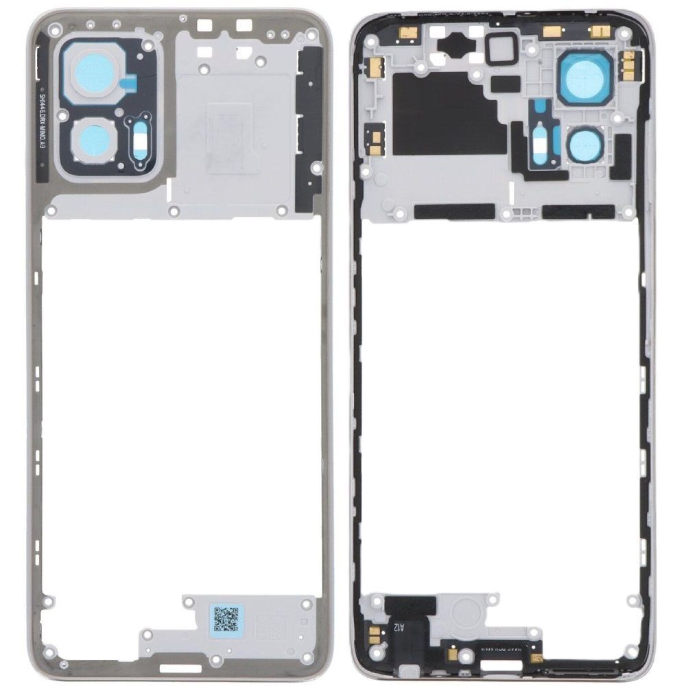 Рамка корпусу Motorola XT2237 Moto G73 біла, Lucent White 33585 фото