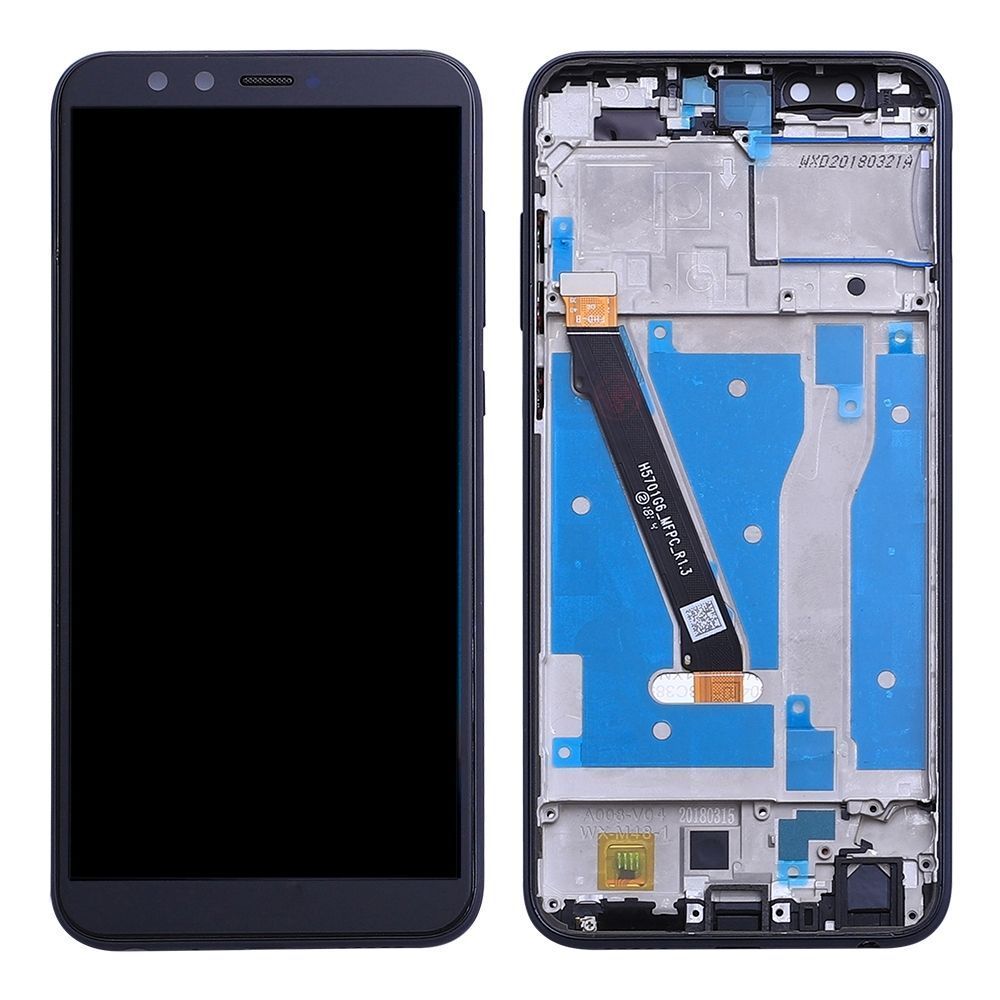 Дисплей для Honor 9 Lite Dual Sim (LLD-L31) с рамкой синий 12567 фото