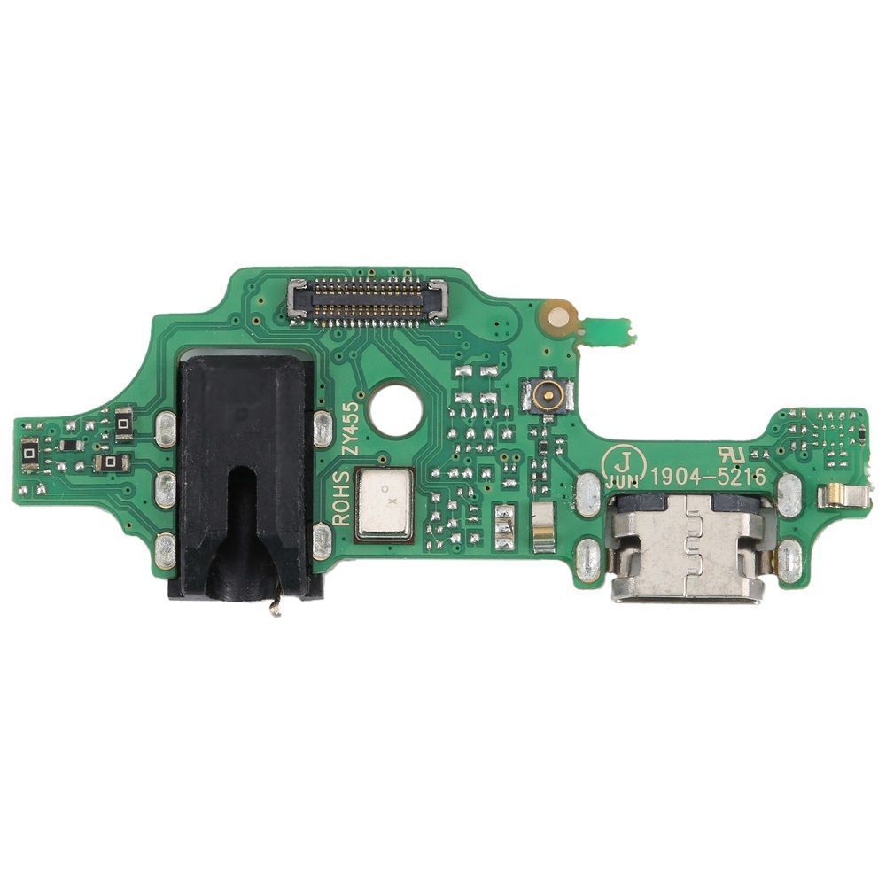 Нижня плата для Tecno Spark 4 KC2, KC8, Camon 12 CC7 з розьємом зарядки, з розьємом навушників, з мікрофоном 30088 фото