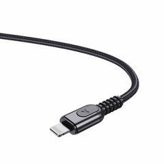 Кабель Jellico A2 Lightning 1m 3A Black 24119 фото