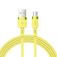 Кабель Joyroom Silicone S-1224N2 microUSB 1.2m 2.4A Yellow 21744 фото