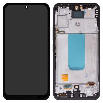 Дисплей для Samsung A546B Galaxy A54 5G с рамкой черный IPS, без функции сканера пальца, (HD) FLYCDI 33787 фото