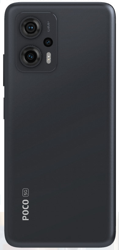 Задня кришка для Xiaomi Poco X4 GT чорна 11523 фото