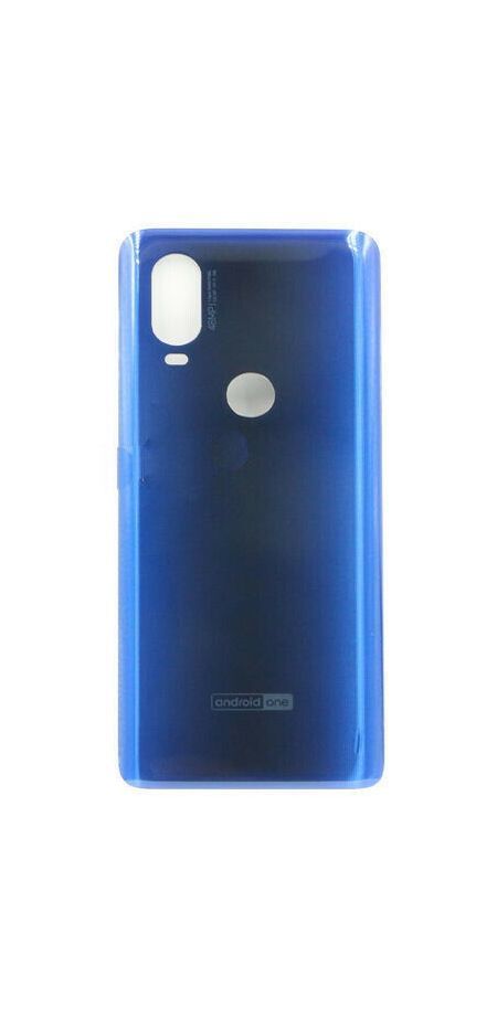 Задняя крышка для Motorola One Vision XT1970-1 синяя Оригинал Китай 23728 фото
