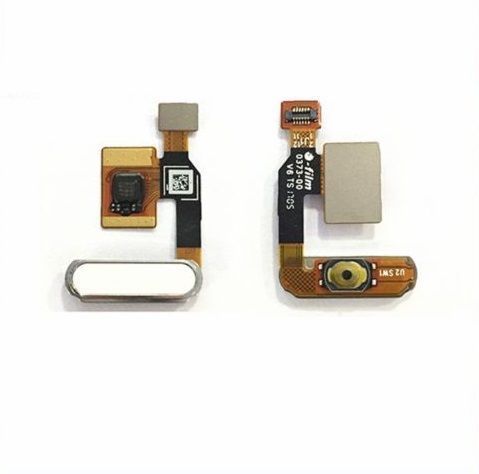 Шлейф для Xiaomi Mi 5c кнопки Home со сканером отпечатка пальца белый 08292 фото