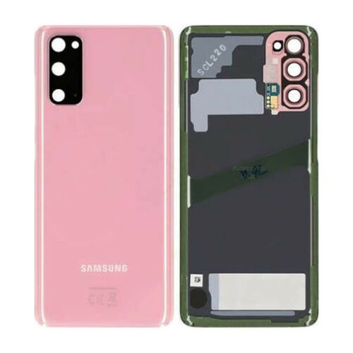 Задняя крышка для Samsung G980 Galaxy S20 красная со стеклом камеры 24528 фото