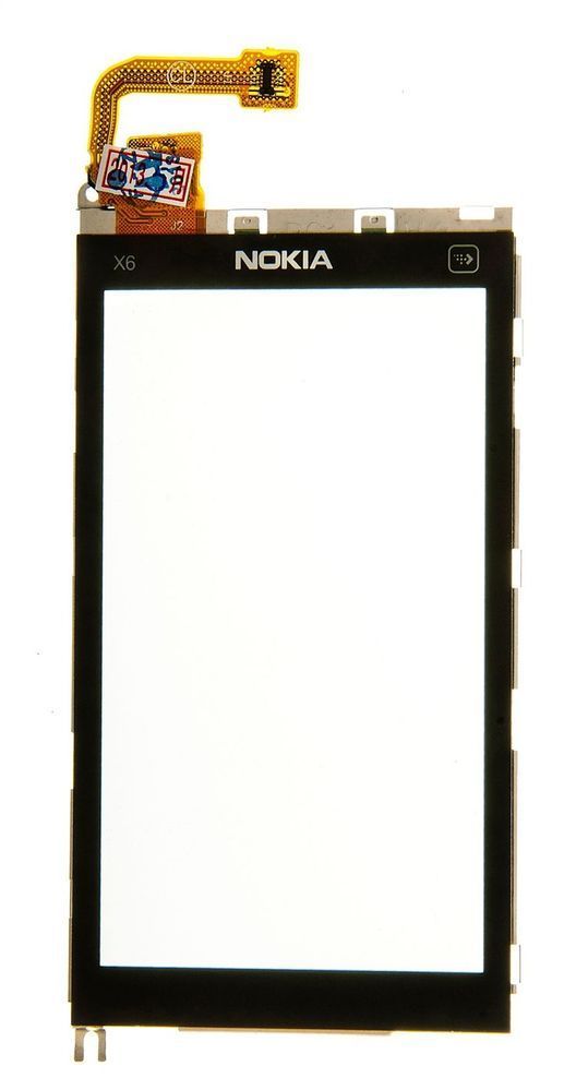 Сенсор (тачскрин) Nokia X6-00 и рамкой черный 01694 фото