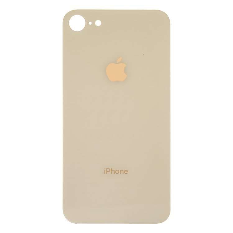 Задняя крышка для Apple iPhone 8 золотистая, с маленьким отверстием под камеру, копия 21193 фото