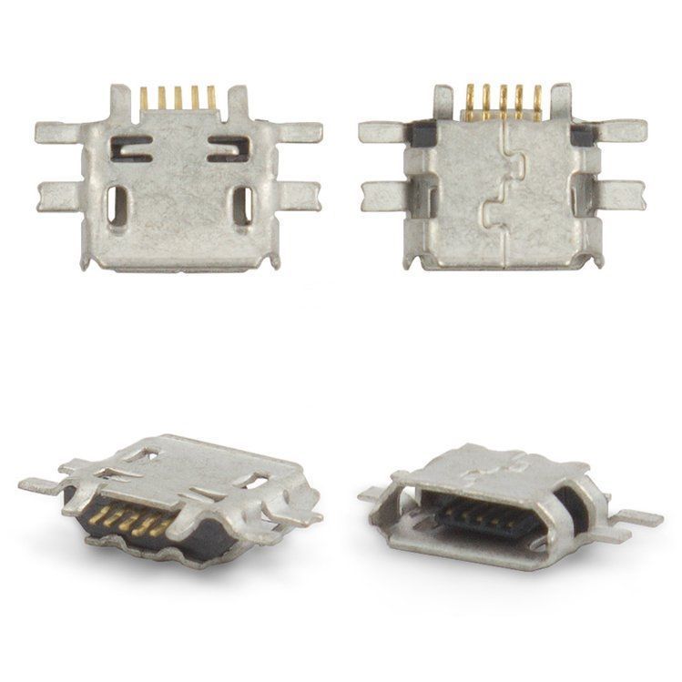 Разьем зарядки (коннектор) Nokia E52, E55, N97, N97 Mini, 5 pin, micro USB тип-B 07579 фото