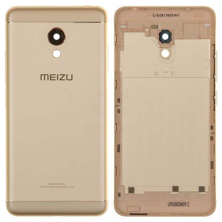 Задняя крышка для Meizu M3s золотистая 08284 фото
