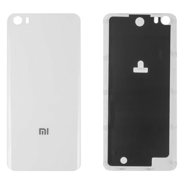 Задняя крышка для Xiaomi Mi5 белая, глянцевая, пластик 03513 фото