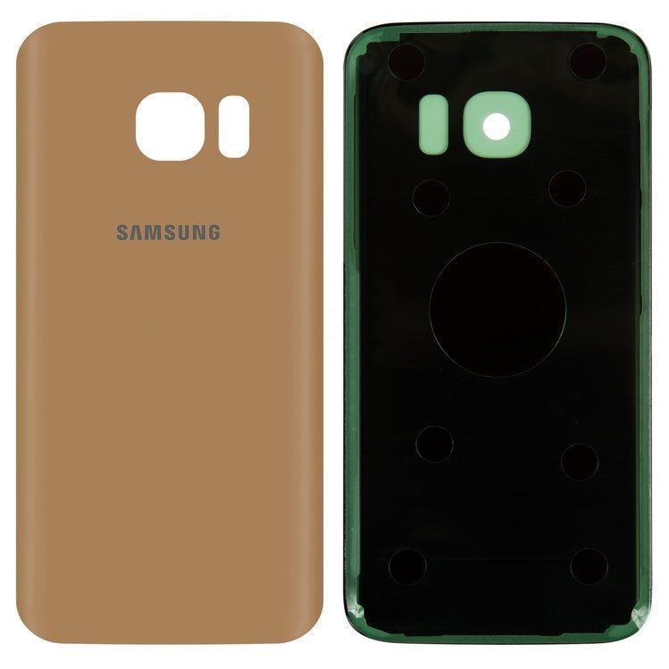 Задняя крышка для Samsung G930F Galaxy S7 золотистая Оригинал Китай 06763 фото