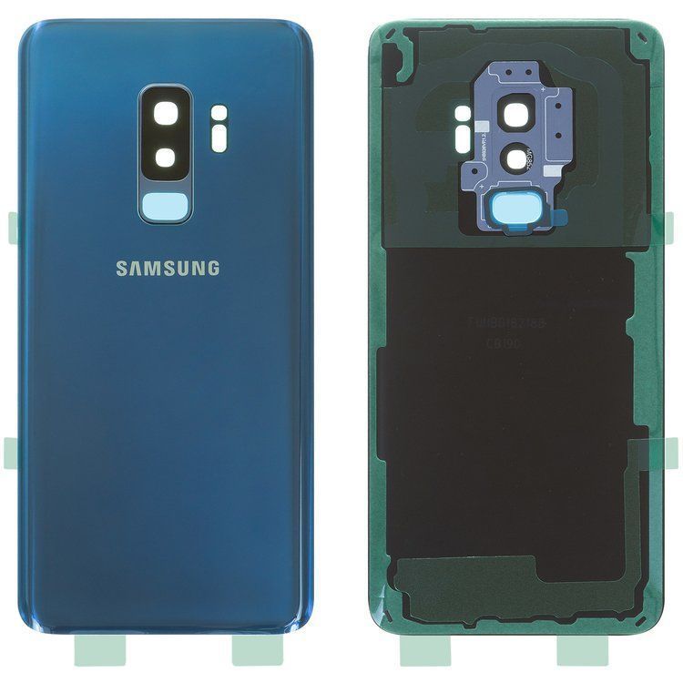 Задня кришка для Samsung G965F Galaxy S9 Plus синя Оригінал Китай зі склом камери 22553 фото