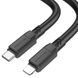 Кабель Borofone BX81 Type-C - Lightning 1m 20W чорний 32534 фото 2