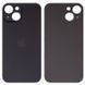 Задняя крышка для Apple iPhone 13 mini черная, с большим отверстием под камеру 32886 фото
