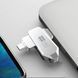 Флеш память XO U50 128GB Type-c to USB 3.0 OTG серебро 27235 фото 2