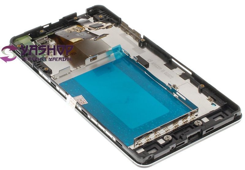 Дисплей для LG E975 Optimus G, E973 Optimus G, F180 Optimus G с рамкой черный 03175 фото