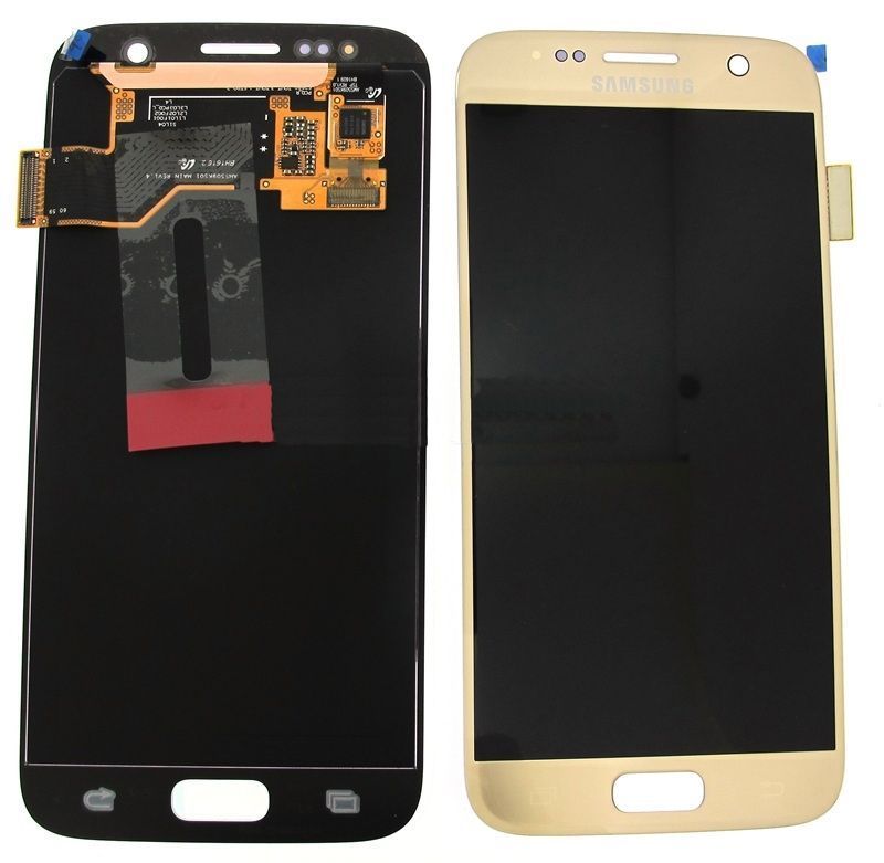 Дисплей для Samsung G930F Galaxy S7 золотой (GH97-18523C) Оригинал 07721 фото