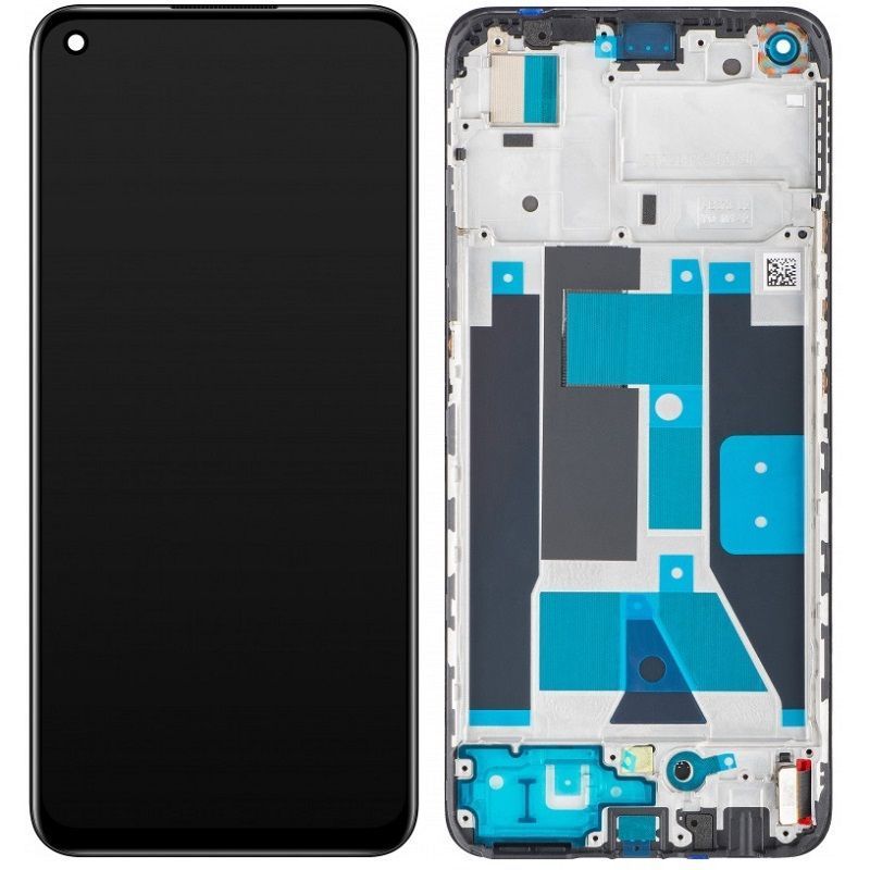 Дисплей для Realme 9 4G RMX3521 з рамкою чорний OLED Хайкопія 30748 фото