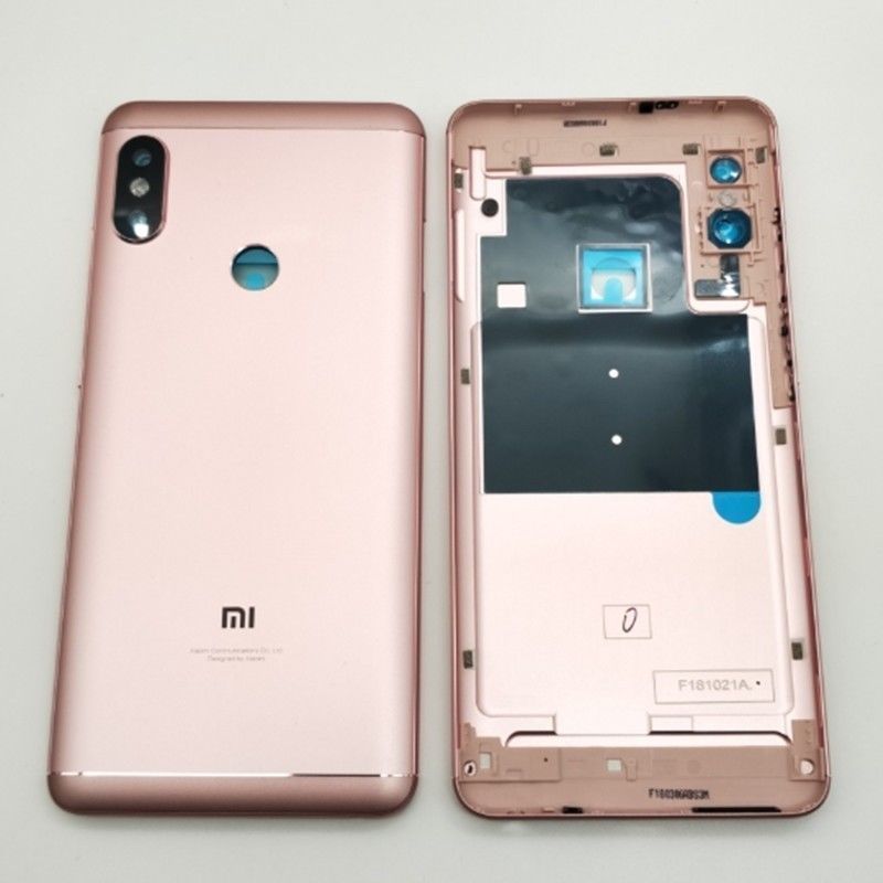 Задняя крышка для Xiaomi Redmi Note 5, Redmi Note 5 Pro розовая 13236 фото