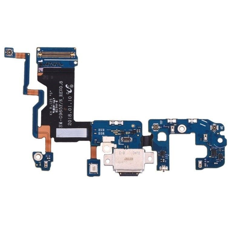 Нижняя плата для Samsung G965F Galaxy S9 Plus с разьемом зарядки, микрофоном, тип-C 10614 фото