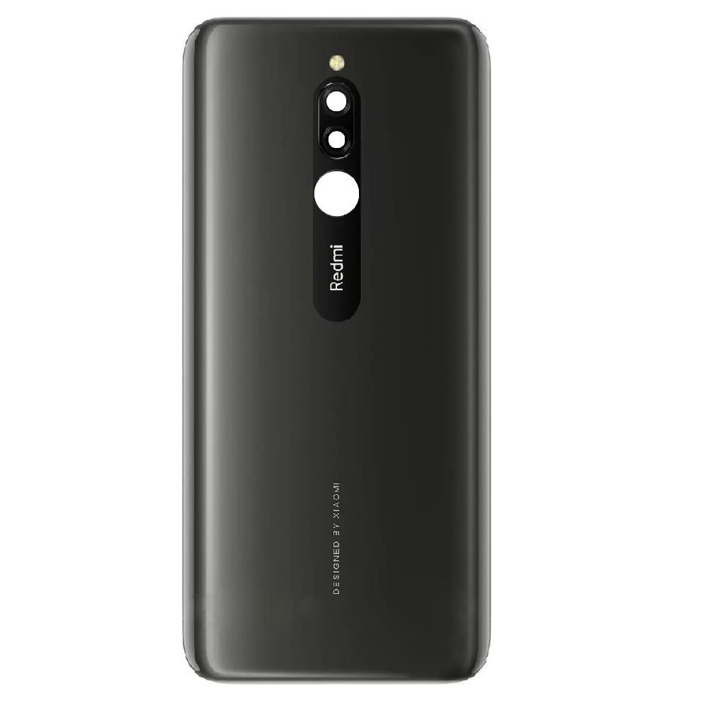 Задняя крышка для Xiaomi Redmi 8 черная со стеклом камеры 32686 фото