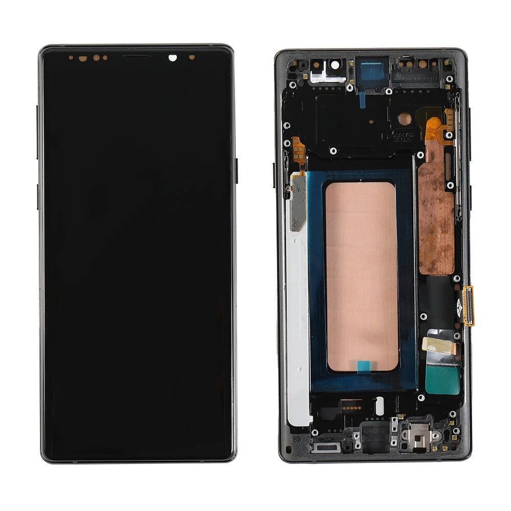 Дисплей для Samsung N960 Galaxy Note 9 с рамкой черный IPS (без закруглений) 33386 фото