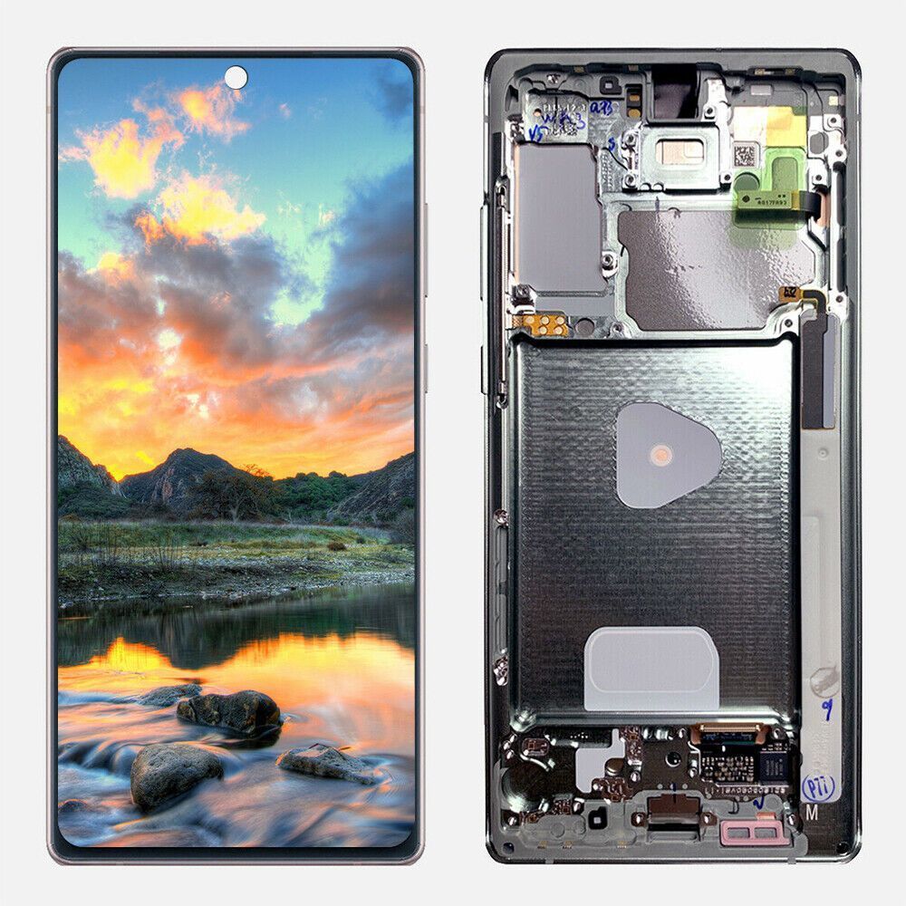 Дисплей для Samsung N980, N981 Galaxy Note 20 з рамкою сірий (GH82-23495A) Оригінал 27456 фото