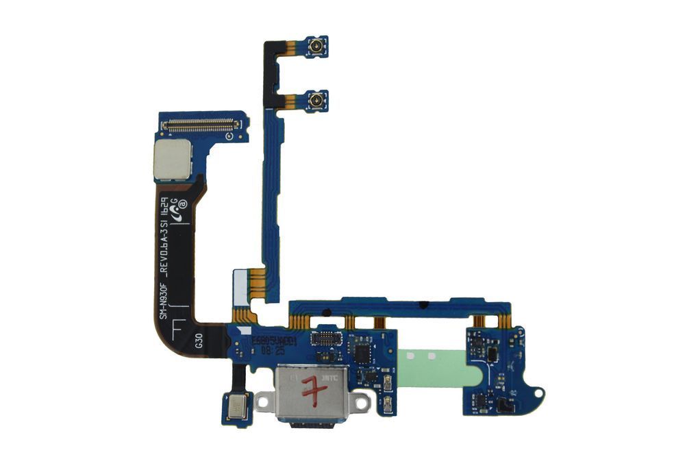 Нижняя плата для Samsung N930F Galaxy Note 7 с разьемом зарядки, микрофоном 10615 фото