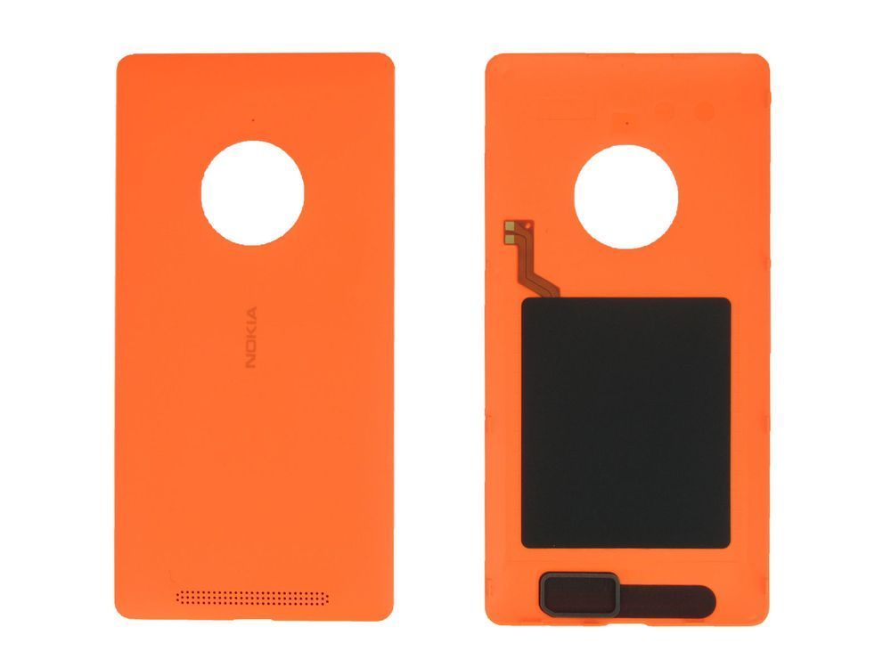 Задняя кришка для Nokia Lumia 830 оранжевая 09730 фото
