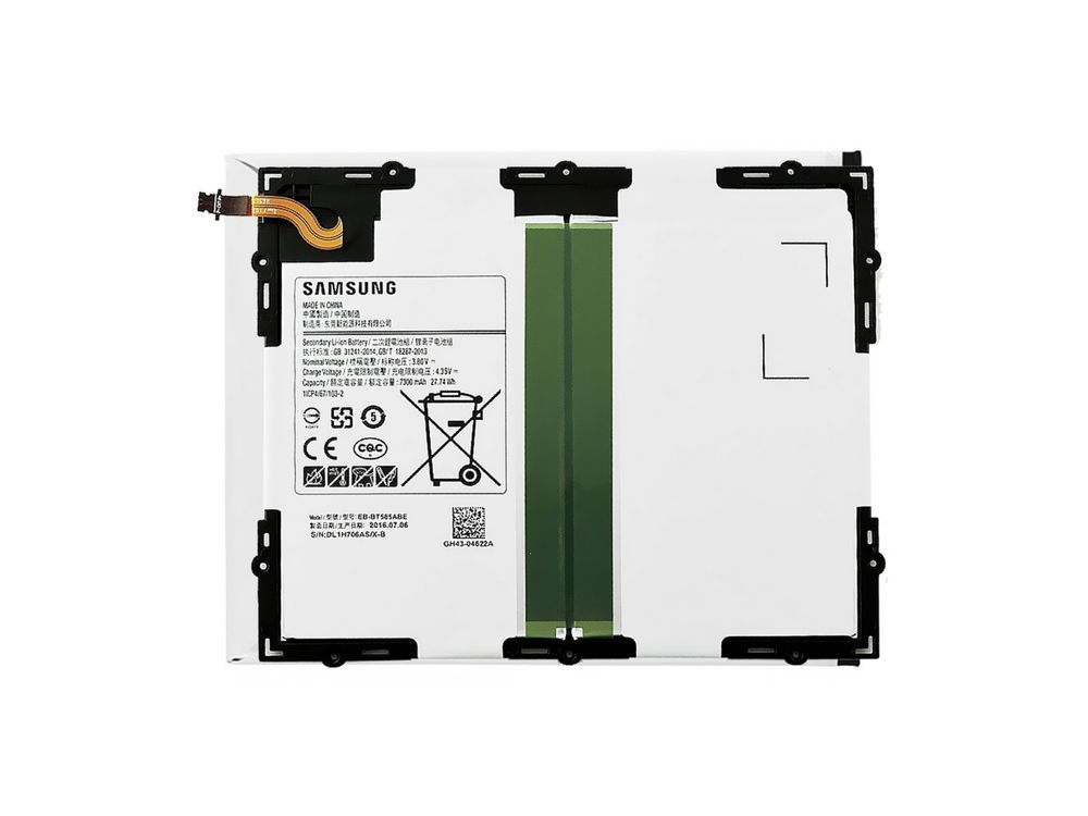 Аккумулятор Samsung EB-BT585ABE для T580 Galaxy Tab A 10.1" WiFi, T585 Galaxy Tab A 10.1" LTE 7300mAh 06780 фото