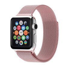 Ремешок для смарт-часов Apple Watch 42/44mm Milanese Loop Band Pink Gold 14696 фото