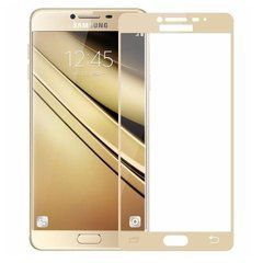 3D Защитное стекло для Samsung A310 Galaxy A3 (2016) золотое 12338 фото