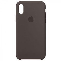 Чехол силиконовый Silicone Case для Apple iPhone X, iPhone XS Cocoa 25224 фото