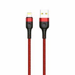Кабель Jellico A4 Lightning 1m 3A Red 24122 фото
