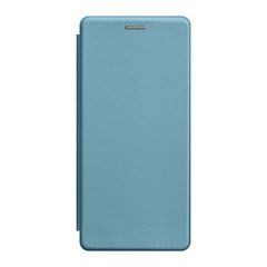 Чехол-книжка Premium Case под кожу Samsung A715F A71 (2020) голубой 19588 фото