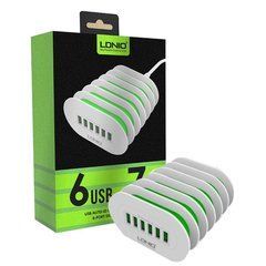 Зарядное устройство LDNIO A6702 EU 6 USB, 7A White (A6702) 13223 фото