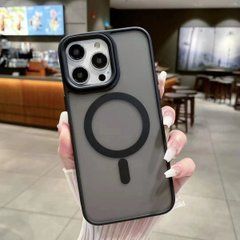 Чохол матовий Magnetic для Apple iPhone 12 Pro чорний 27596 фото