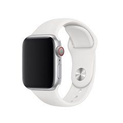 Ремешок для смарт-часов Apple Watch 38/40mm Sport Band White, размер M/L 14800 фото