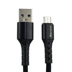 Кабель Mibrand MI-32 Type-A - MicroUSB 50см 2A чорний 26832 фото