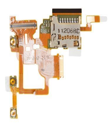 Шлейф для Sony LT28i Xperia Ion кнопок регулировки громкости, кнопки включения, с коннектором карты памяти 05465 фото
