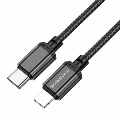 Кабель Borofone BX87 Type-C - Lightning 1m 3A 20W черный 28180 фото