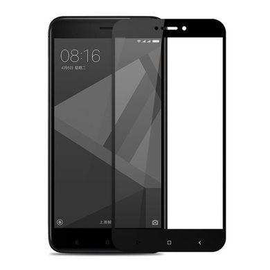 3D Защитное стекло для Xiaomi Redmi 4X черное 07341 фото