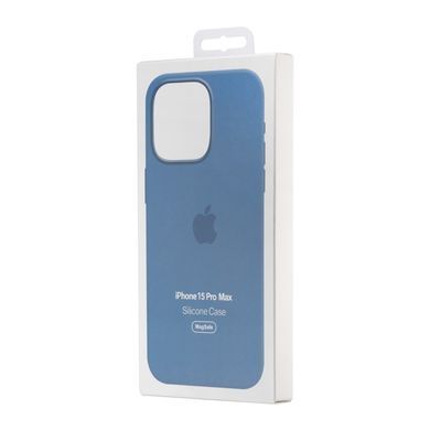 Чохол для Apple iPhone 15 Silicone Case синій 28488 фото