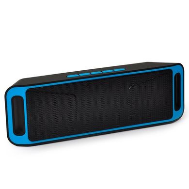 Портативная Bluetooth колонка SPS SC 208 blue 08211 фото