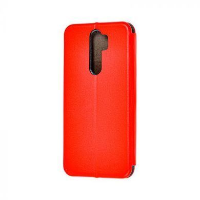 Чехол-книжка Premium Case под кожу Xiaomi Redmi Note 8 Pro (2019) красный 16585 фото