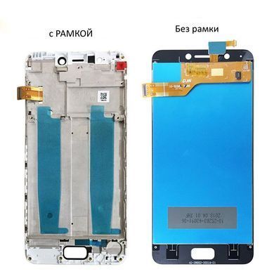 Дисплей для Asus ZenFone 4 Max (ZC520KL) 5.2" з рамкой білий, зі шлейфом кнопки Home 11011 фото