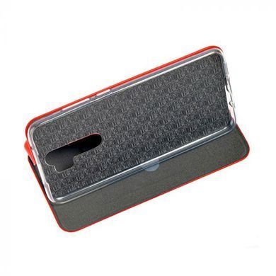 Чехол-книжка Premium Case под кожу Xiaomi Redmi Note 8 Pro (2019) красный 16585 фото