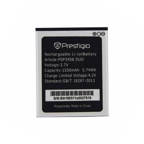 Аккумулятор Prestigio PSP3458 Duo MultiPhone, PSP3459 1800 mAh 10966 фото
