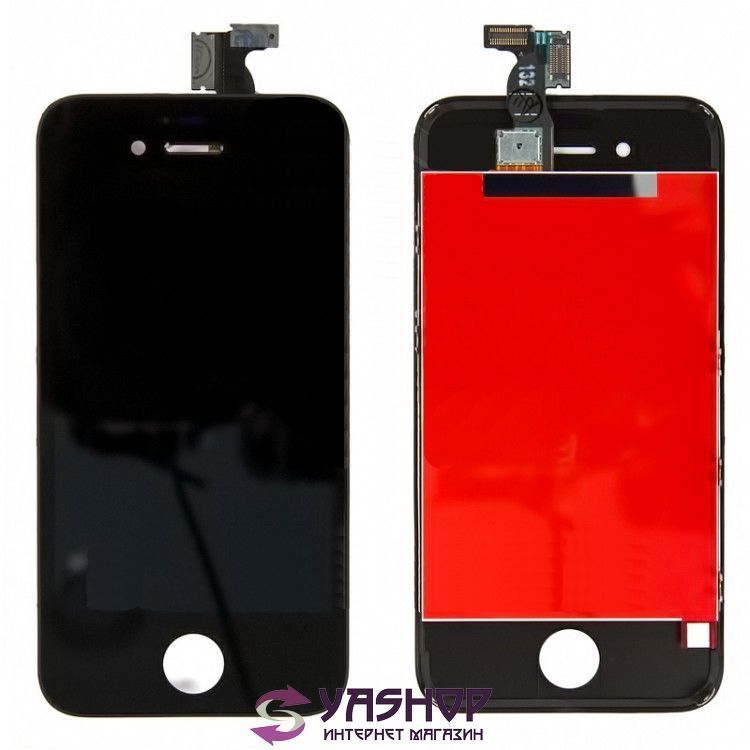 Дисплей для Apple iPhone 4S черный Хайкопия 01223 фото